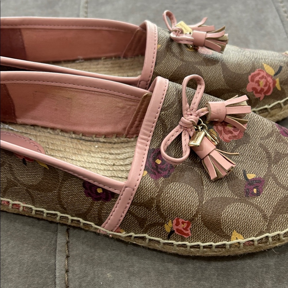 COACH Carson Espadrille size 8 - Picture 7 of 7